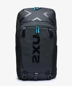 2XU - Commute Backpack - Unisex - Black/Aloha - 2023 -comfyballs-shop UQ7031g BLK ALO 01 05608.1668594441