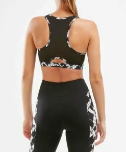 2XU - Perform Medium Impact Crop - Women's -comfyballs-shop WR6116a TEC SIL 01 squashed 60600.1672925821