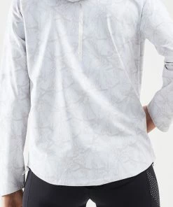 2XU - Women's GHST Waterproof Jacket - Butterfly Effect White/White -comfyballs-shop WR6205a BEW WRF 01 56226.1608116964