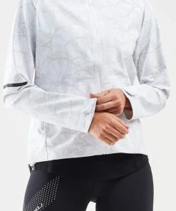 2XU - Women's GHST Waterproof Jacket - Butterfly Effect White/White -comfyballs-shop WR6205a BEW WRF 58766.1608116964