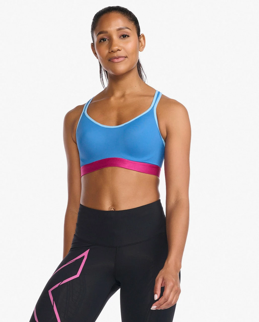 2XU - Light Speed High Impact Bra - Women's - Starling/Festival 2 2XU - Light Speed High Impact Bra - Women's - Starling/Festival - Image 2