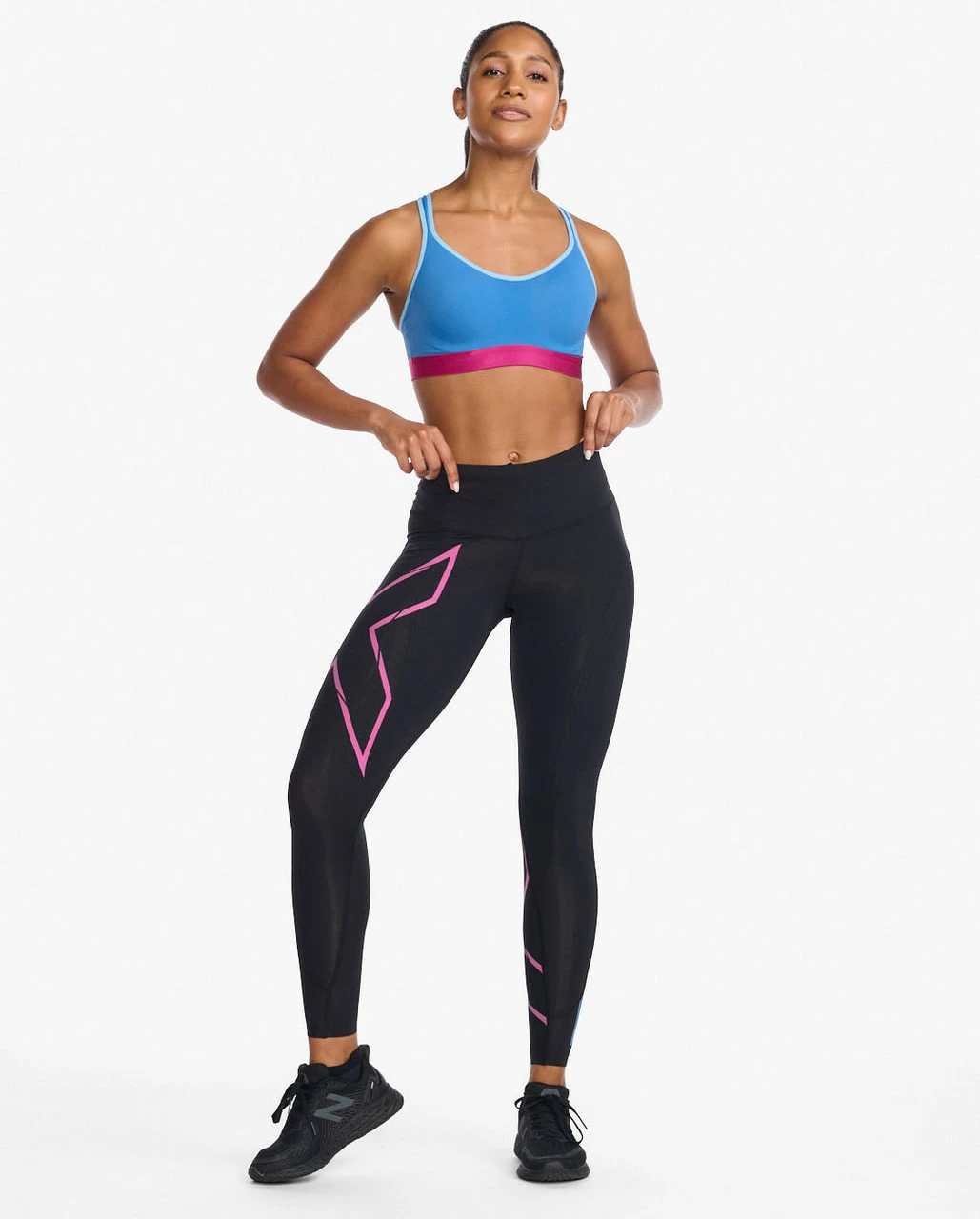 2XU - Light Speed High Impact Bra - Women's - Starling/Festival 3 2XU - Light Speed High Impact Bra - Women's - Starling/Festival - Image 3