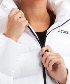 2XU - Women's UTILITY Insulation Jacket - White/Black - Autumn/Winter -comfyballs-shop WR6283a WHT BLK 03 83423.1613580531