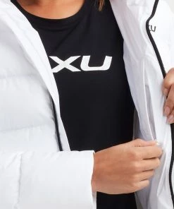 2XU - Women's UTILITY Insulation Jacket - White/Black - Autumn/Winter -comfyballs-shop WR6283a WHT BLK 04 30280.1613580531