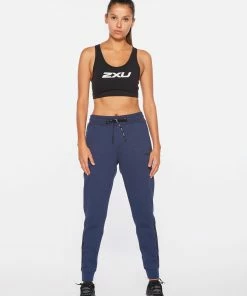 2XU - Commute Trackpant - Women's - Navy Marle/Black 38 2XU - Commute Trackpant - Women's - Navy Marle/Black -comfyballs-shop WR6291b NVM BLK 01 62398.1620836709