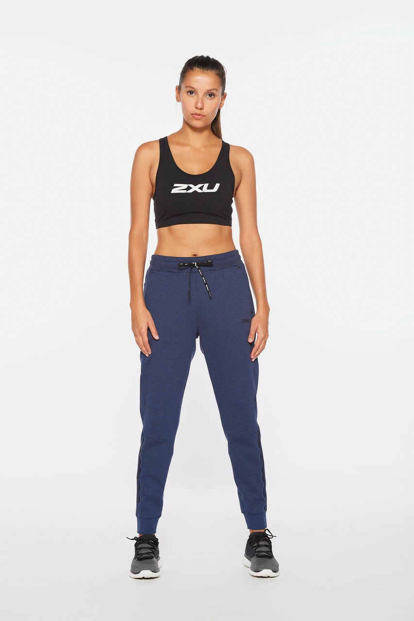 2XU - Commute Trackpant - Women's - Navy Marle/Black 6 2XU - Commute Trackpant - Women's - Navy Marle/Black - Image 6