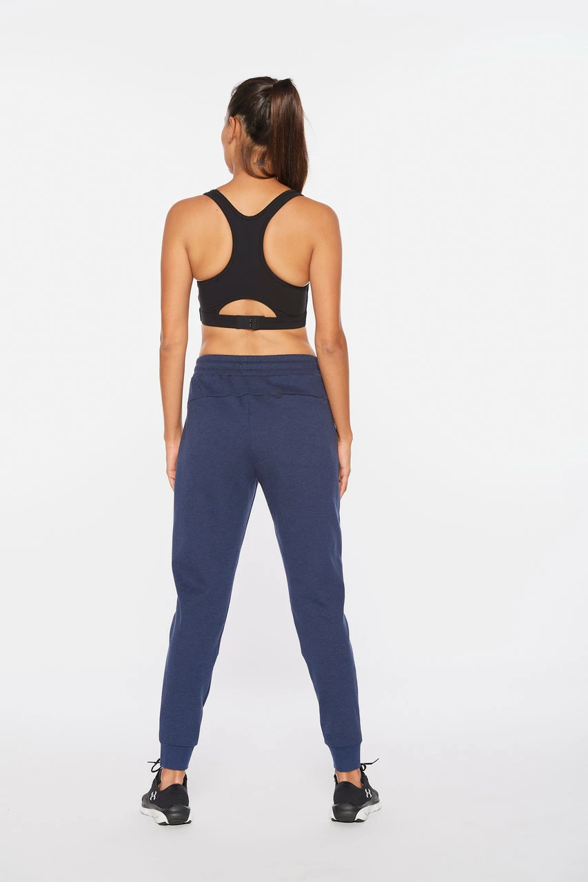 2XU - Commute Trackpant - Women's - Navy Marle/Black 18 2XU - Commute Trackpant - Women's - Navy Marle/Black - Image 18