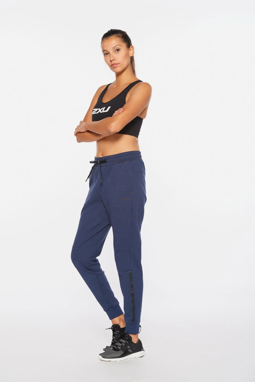 2XU - Commute Trackpant - Women's - Navy Marle/Black 31 2XU - Commute Trackpant - Women's - Navy Marle/Black - Image 31