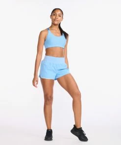 2XU - Aero Medium Impact Bra - Women's - Mirage/Mirage -comfyballs-shop WR6347a MIR MIR 04 27411.1652689854