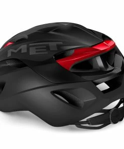 MET - My21 Rivale Cycling Helmet - Black/Red -comfyballs-shop rivale cycling helmet NR1 back 03954.1614691990