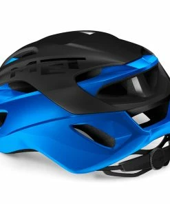 MET - My21 Rivale MIPS Cycling Helmet - Black/Blue -comfyballs-shop rivale mips cycling helmet BN1 back 61326.1614691975