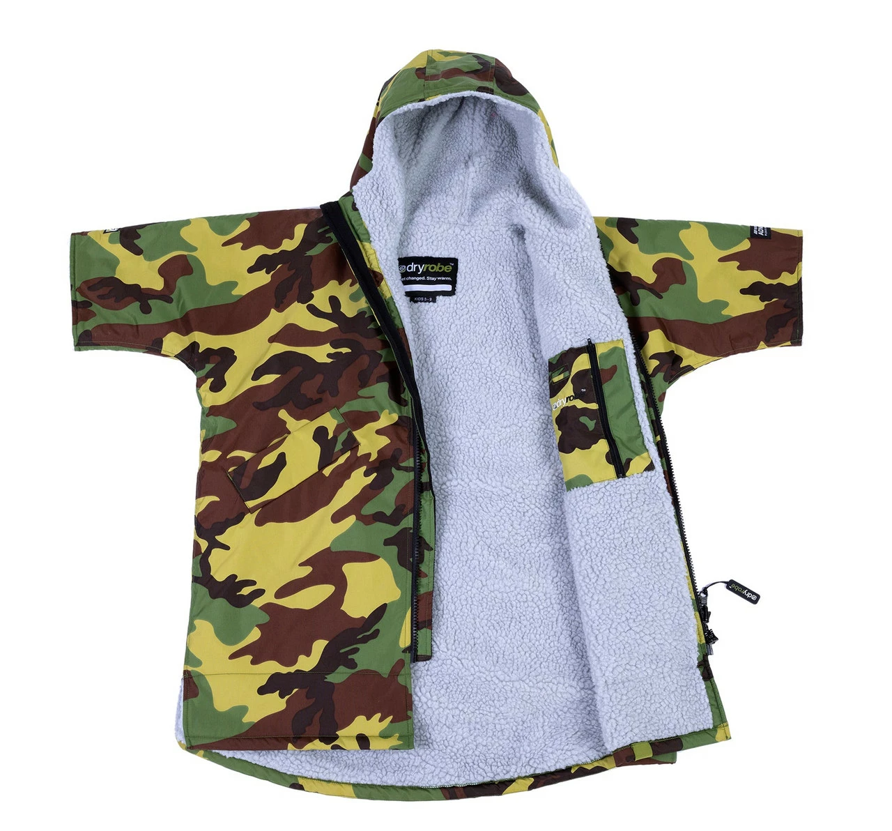 Dryrobe - Advance Short Sleeve Changing Robe - Kids 10-14 8 Dryrobe - Advance Short Sleeve Changing Robe - Kids 10-14 - Image 8