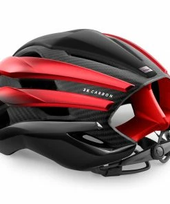 MET - My21 Trenta 3K Cycle Helmet - Carbon Black/Red -comfyballs-shop trenta 3k carbon cycling helmet RN1 back 60178.1629284483