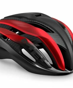 MET - My21 Trenta 3K Cycle Helmet - Carbon Black/Red