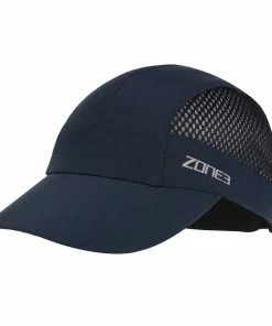 Zone 3 Zone3 - Lightweight Mesh Triathlon And Running Baseball Cap - 2023 -comfyballs-shop zone3 Lightweight Mesh Running baseball cap navy front web 52456.1660732229